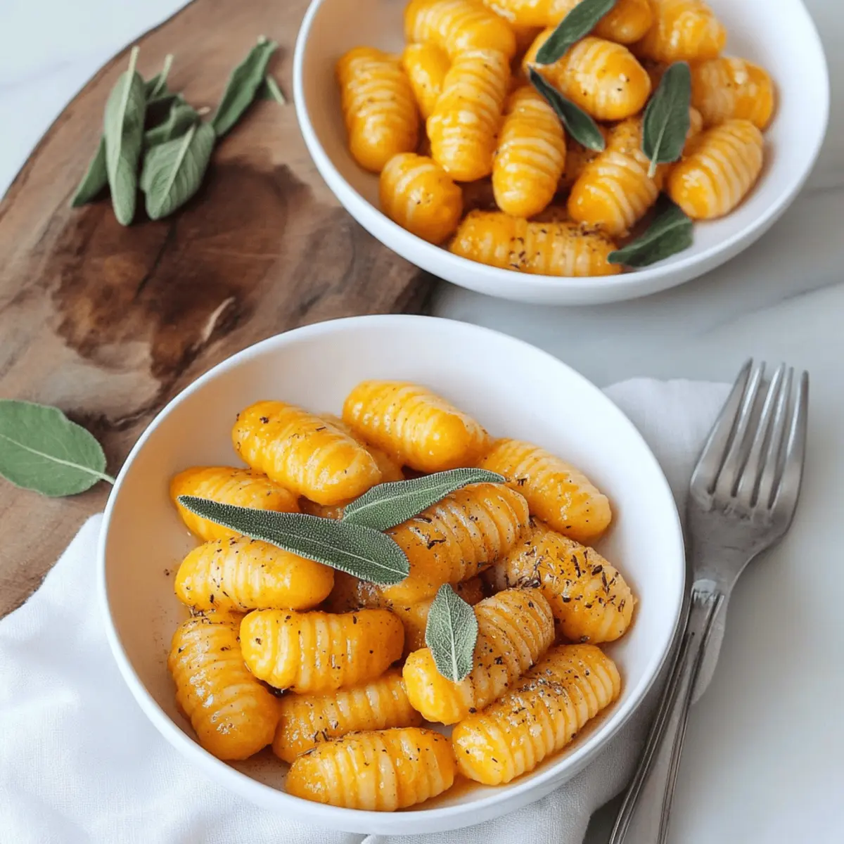 Pumpkin Gnocchi with Sage Butter
