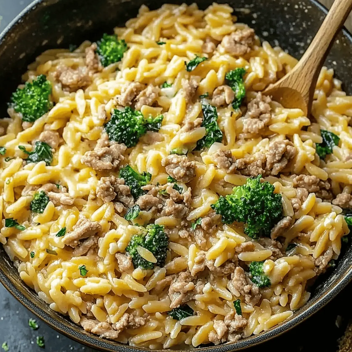 Ground Turkey Orzo