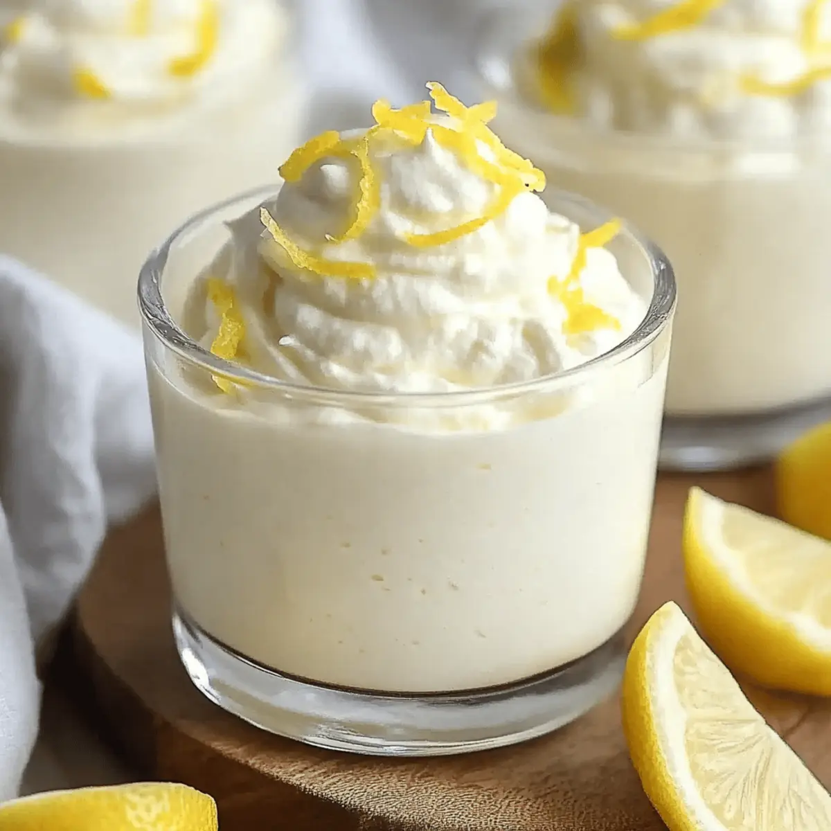 Cottage Cheese Lemon Mousse