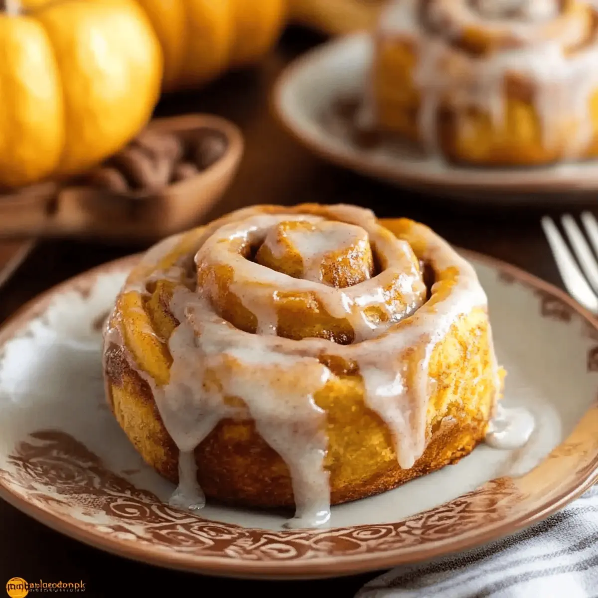 Pumpkin Cinnamon Rolls
