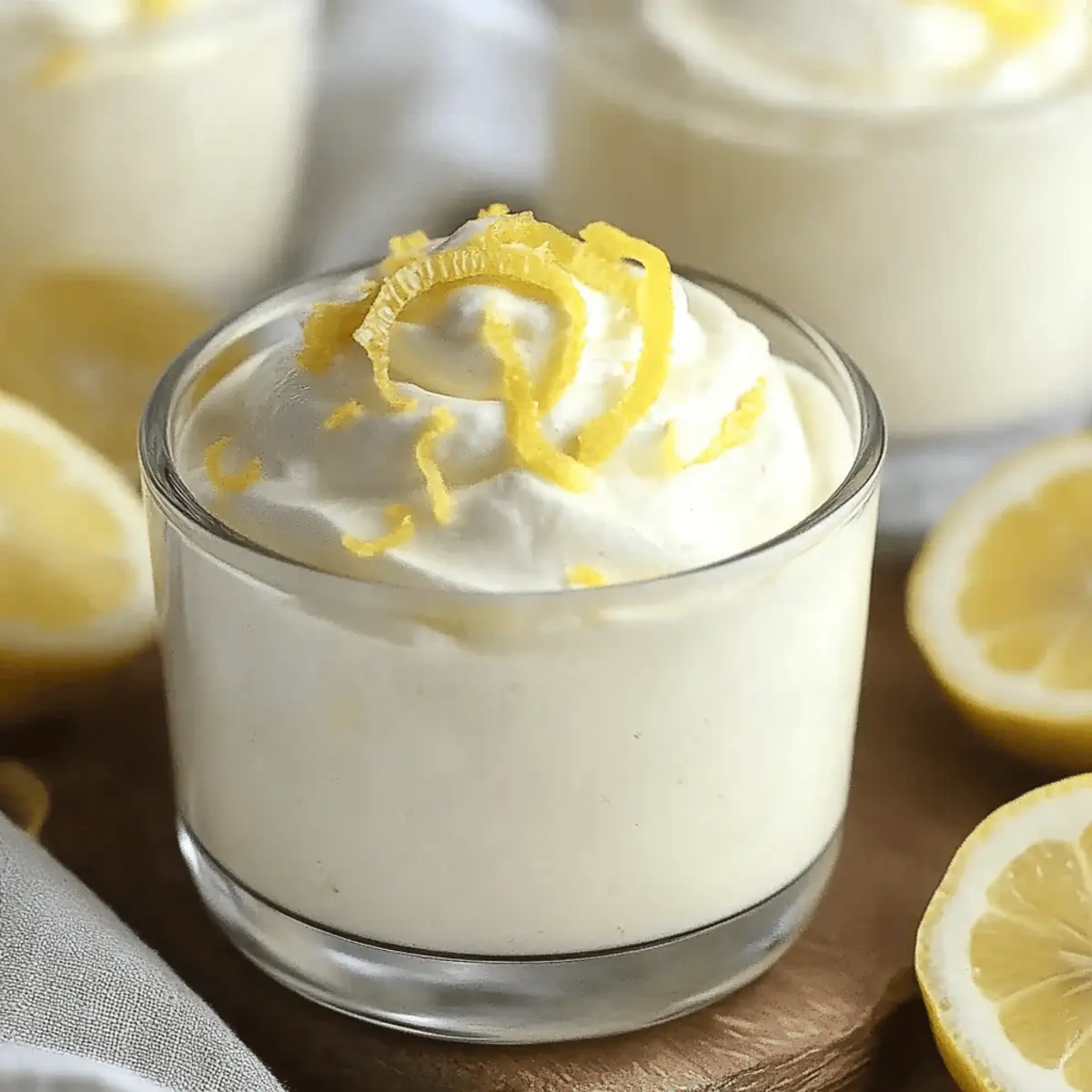 Cottage Cheese Lemon Mousse