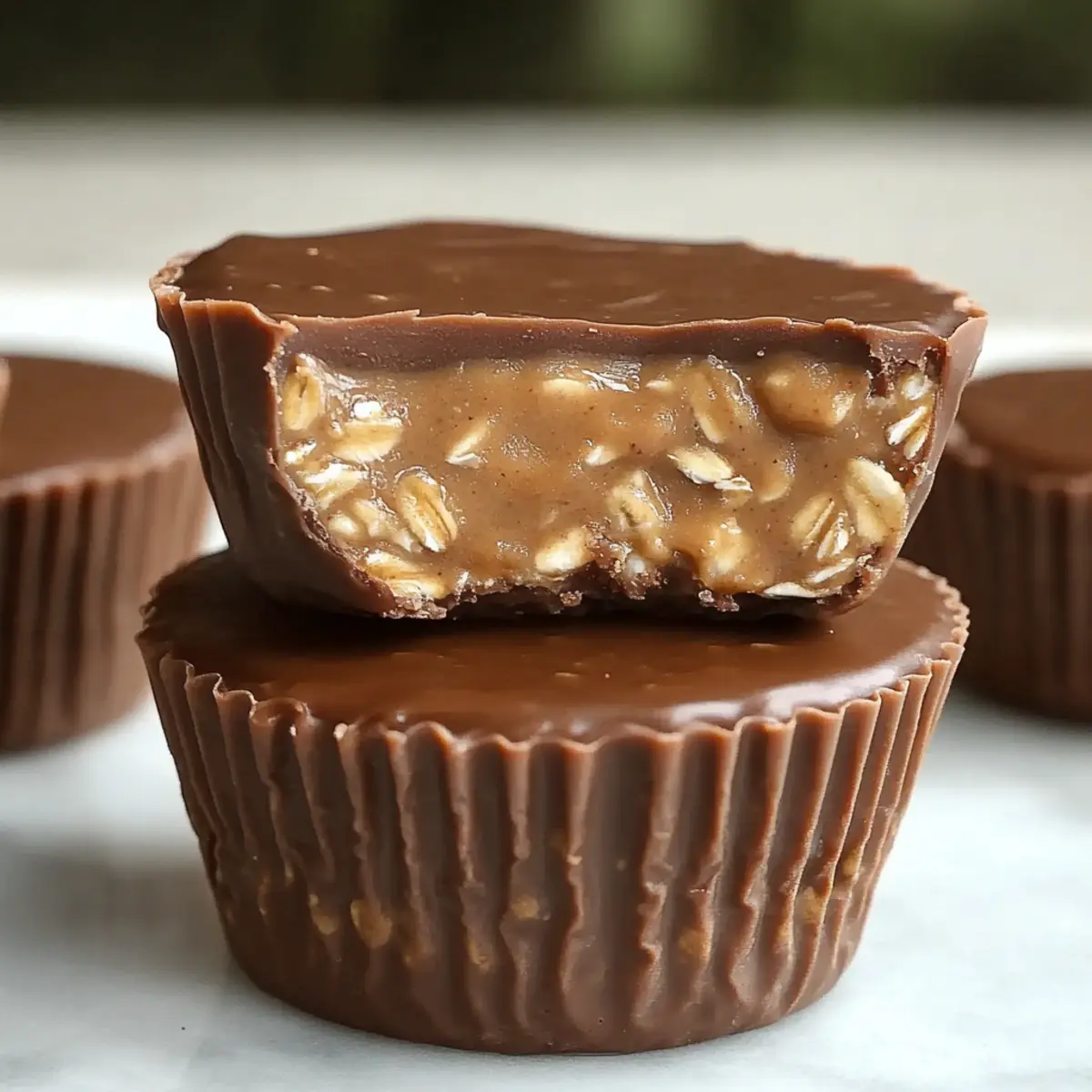 Peanut Butter Protein Oatmeal Cups