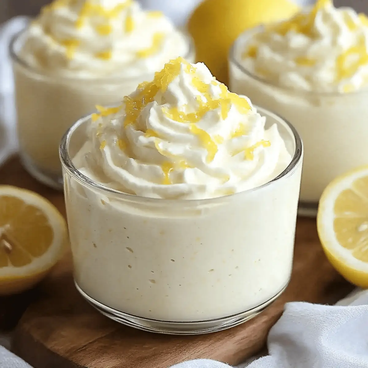 Cottage Cheese Lemon Mousse