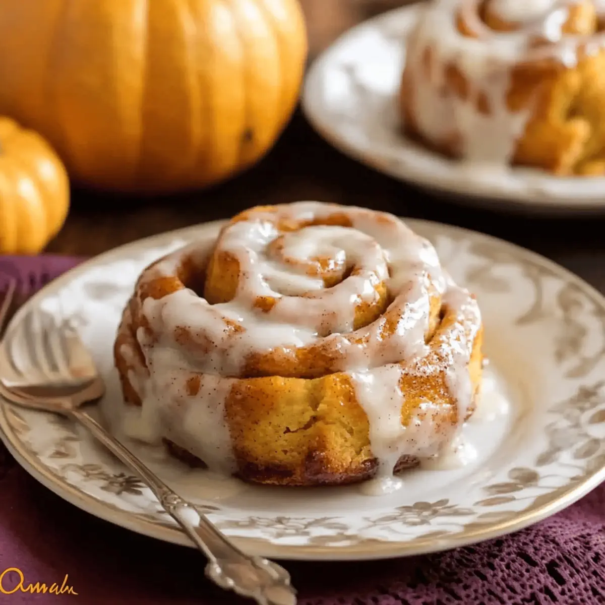Pumpkin Cinnamon Rolls