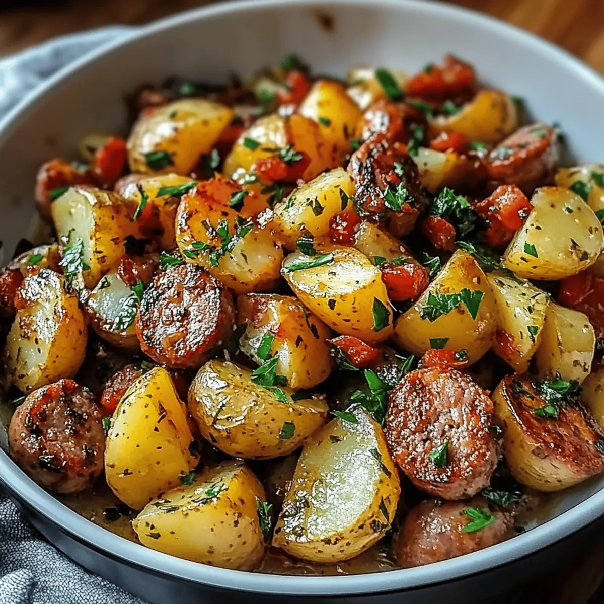 Sausage and Potatoes Skillet