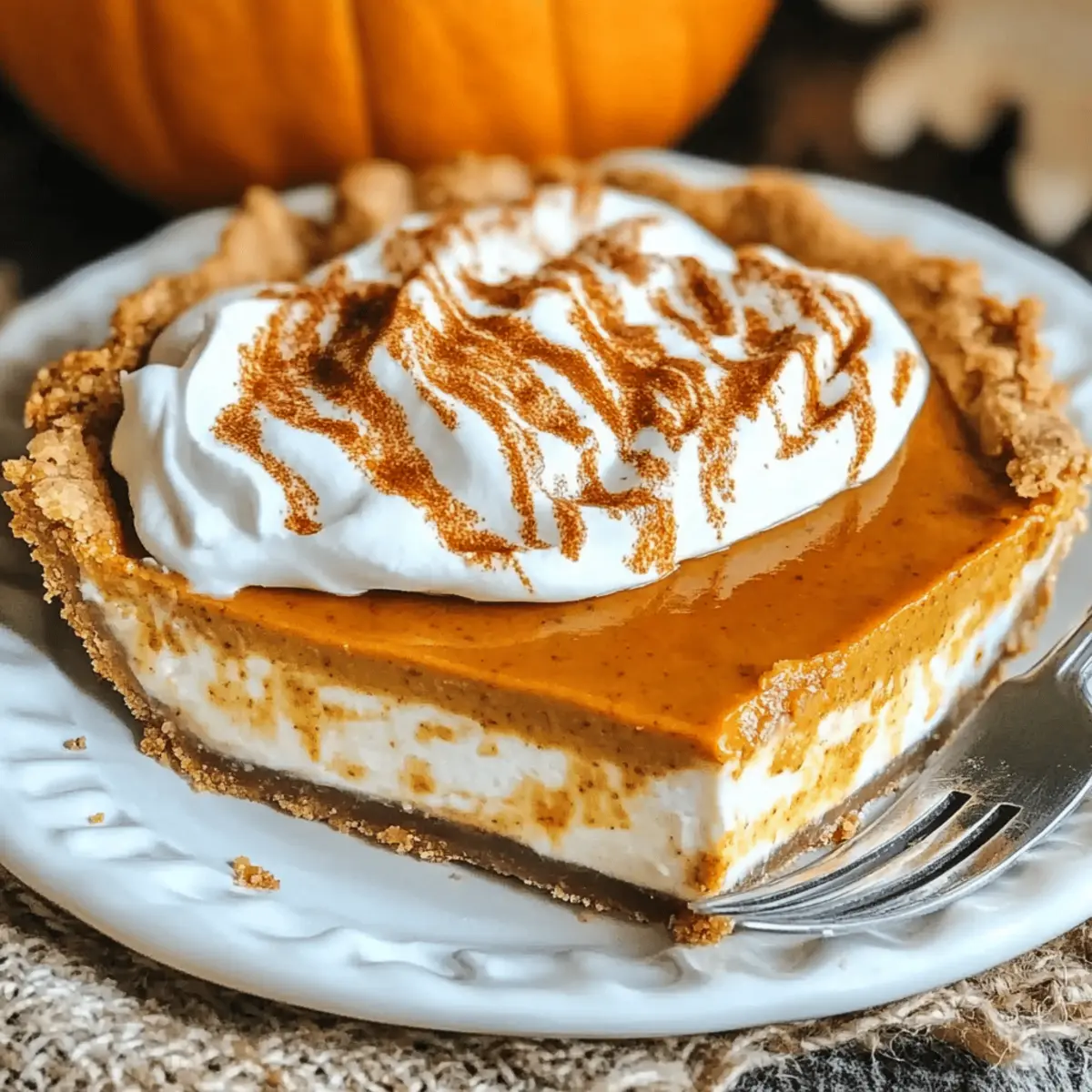 Pumpkin Cheesecake Pie