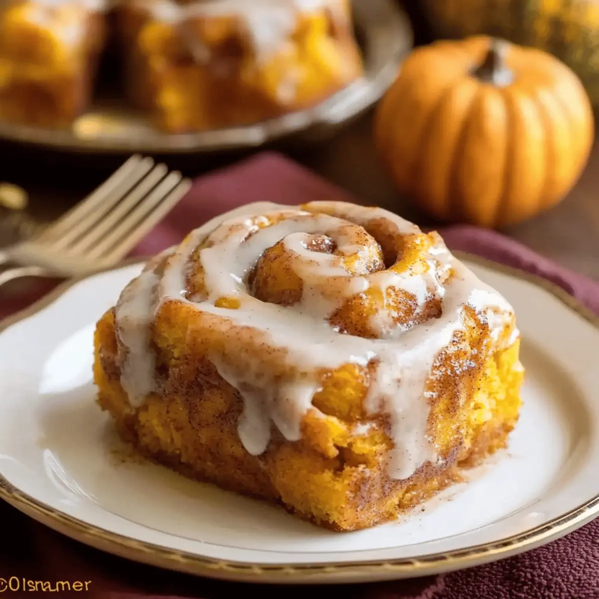Pumpkin Cinnamon Rolls