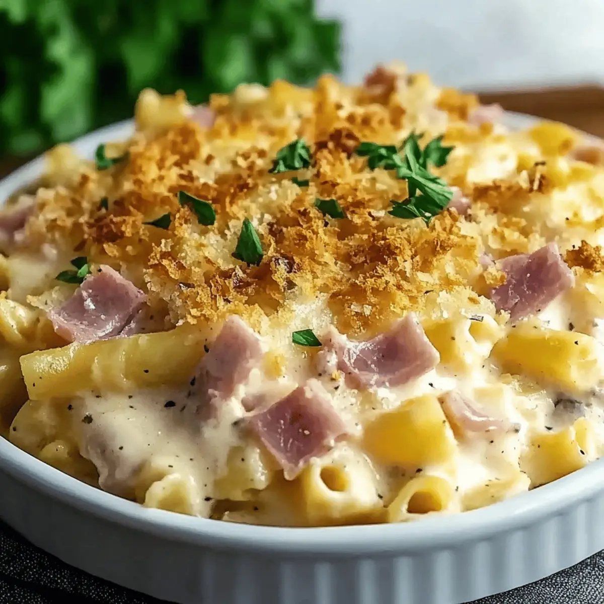 Chicken Cordon Bleu Casserole