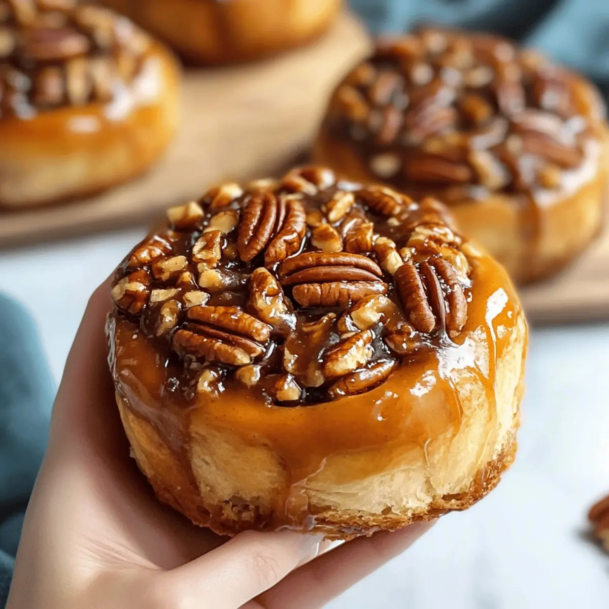 Sticky Pecan Cinnamon Buns