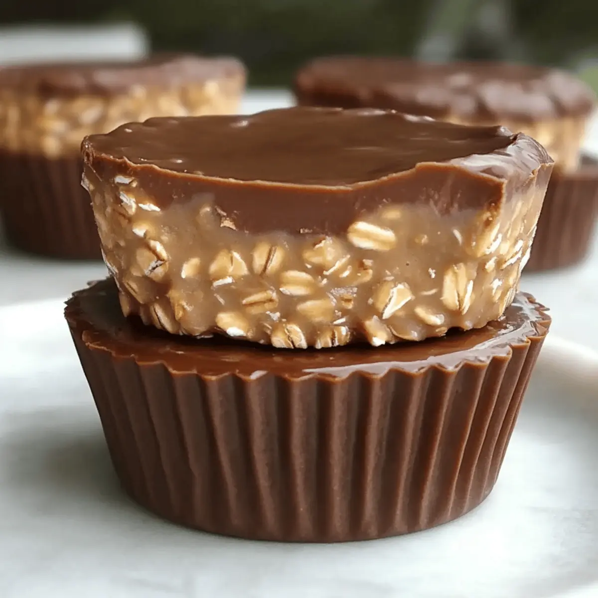 Peanut Butter Protein Oatmeal Cups