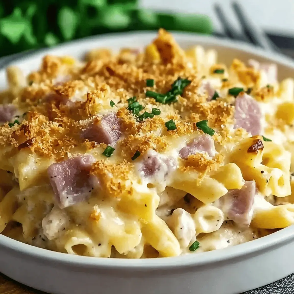 Chicken Cordon Bleu Casserole