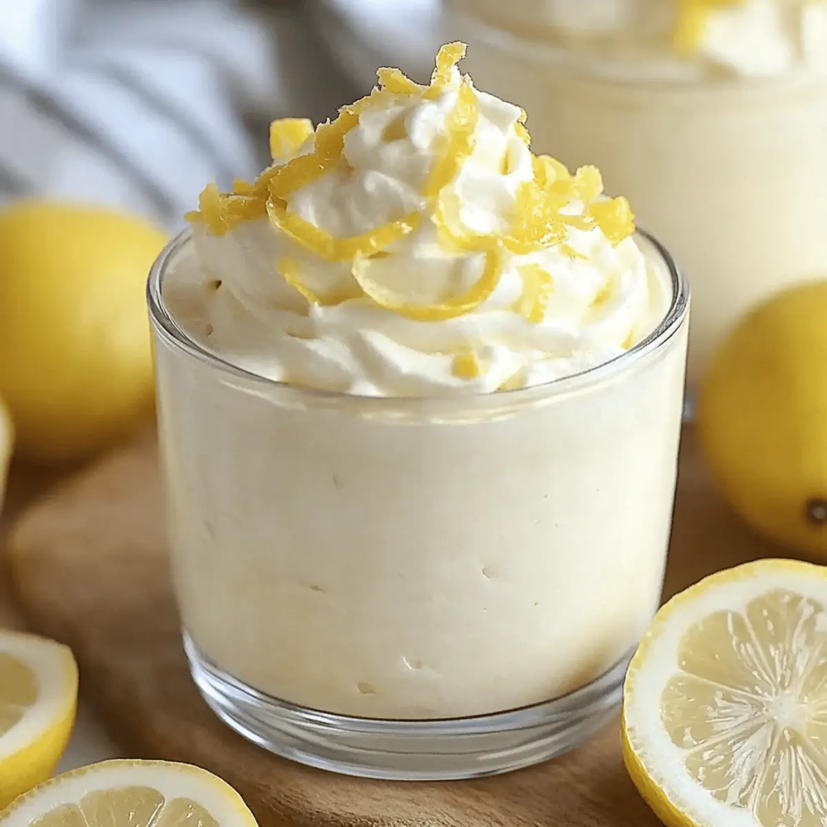 Cottage Cheese Lemon Mousse