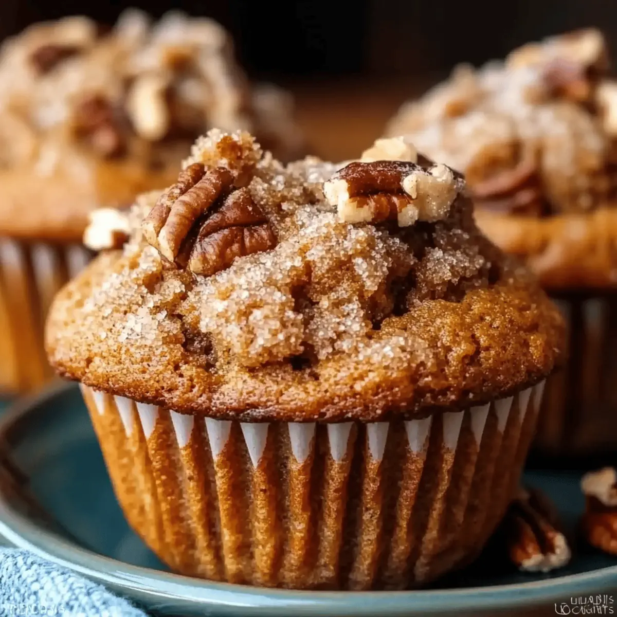 Pumpkin Pecan Muffins