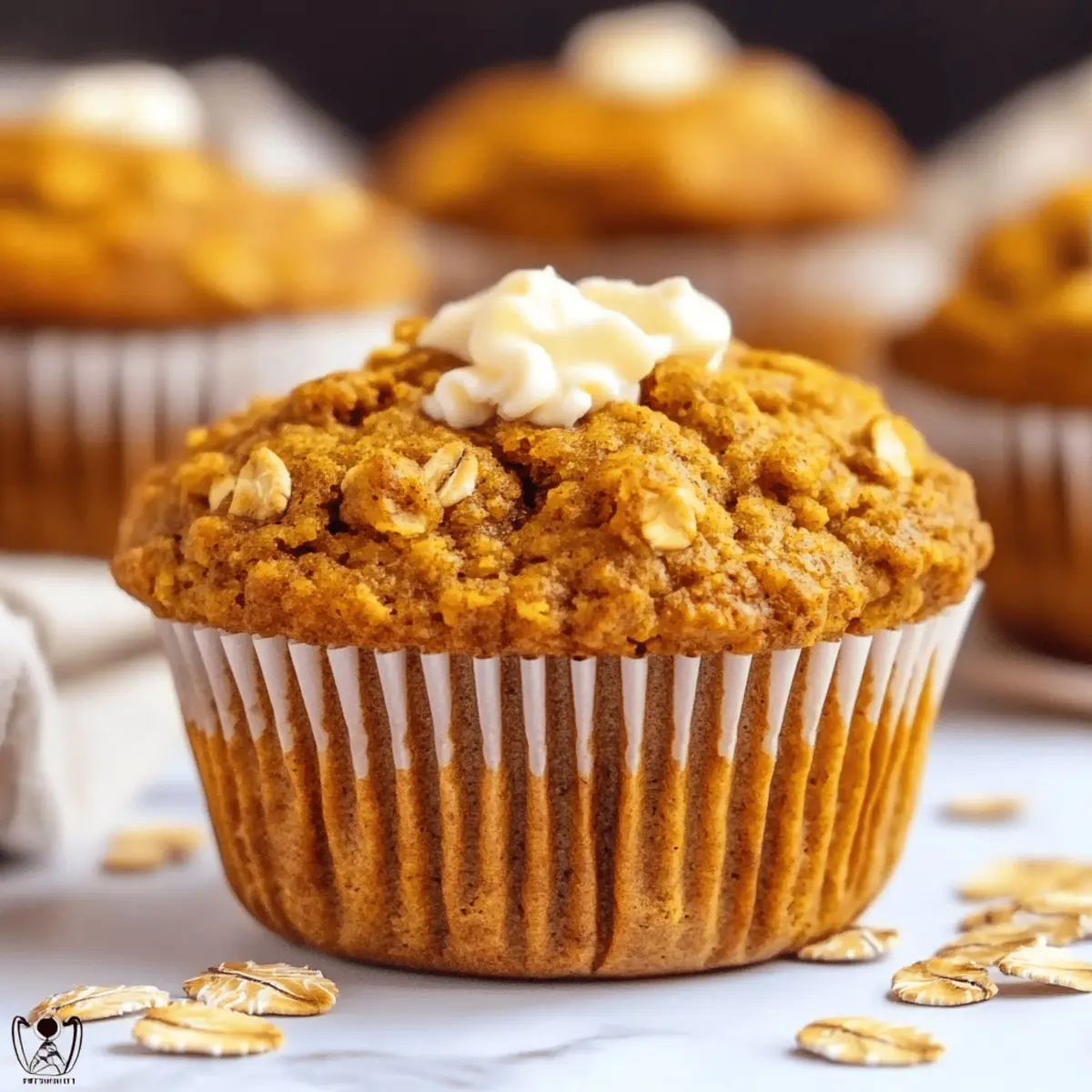 Pumpkin Oatmeal Muffins