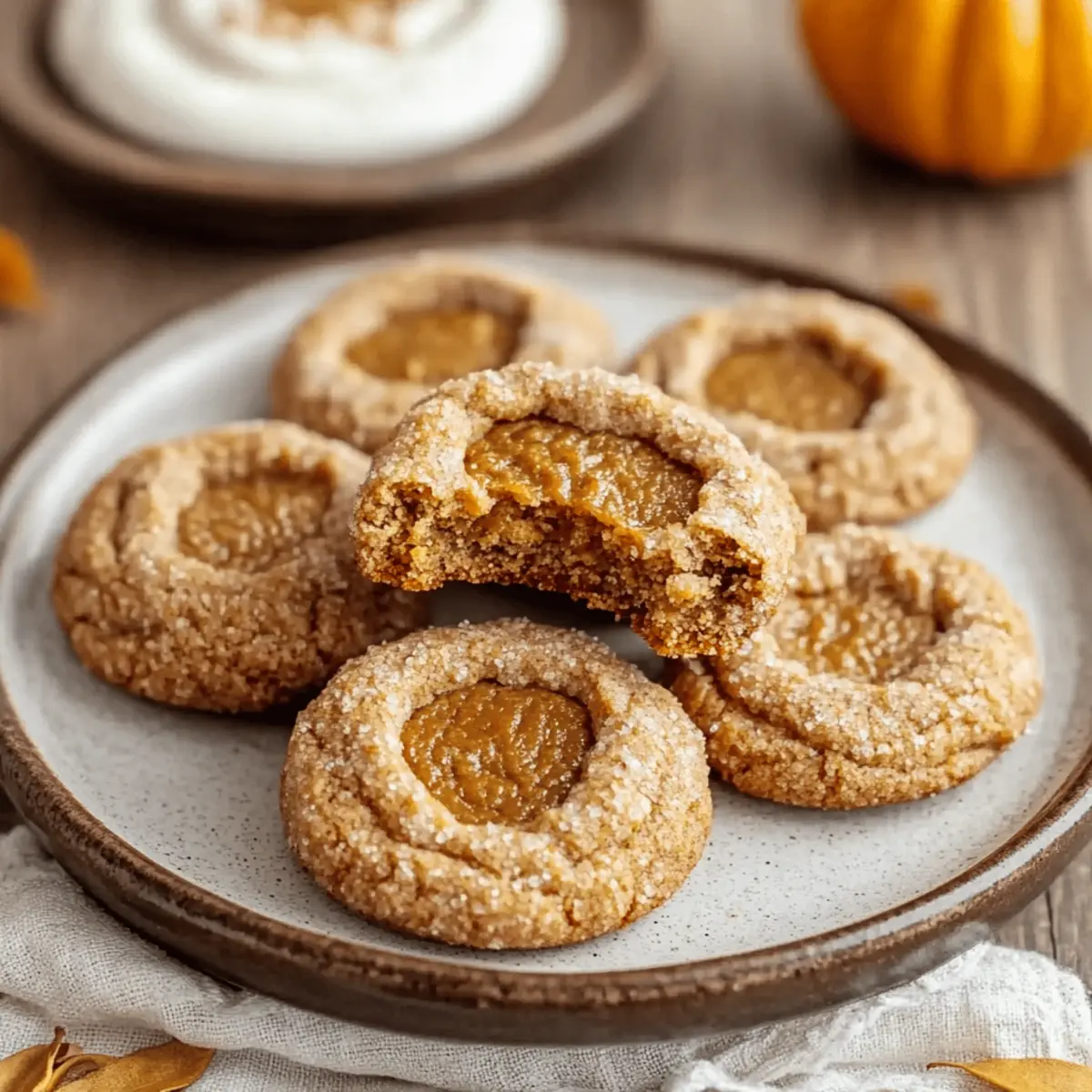 Vegan Pumpkin Pie Cookies