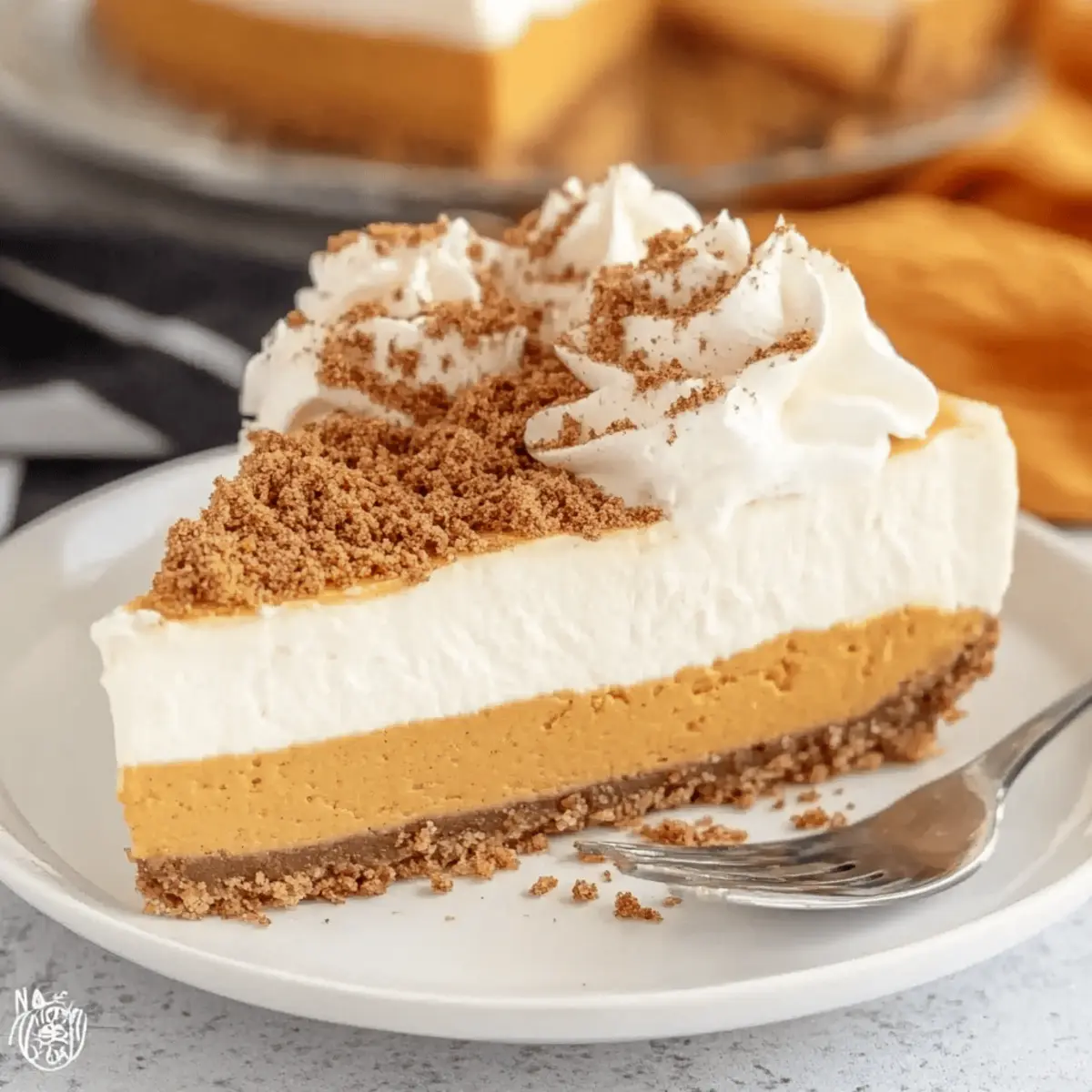 No Bake Pumpkin Pie Cheesecake