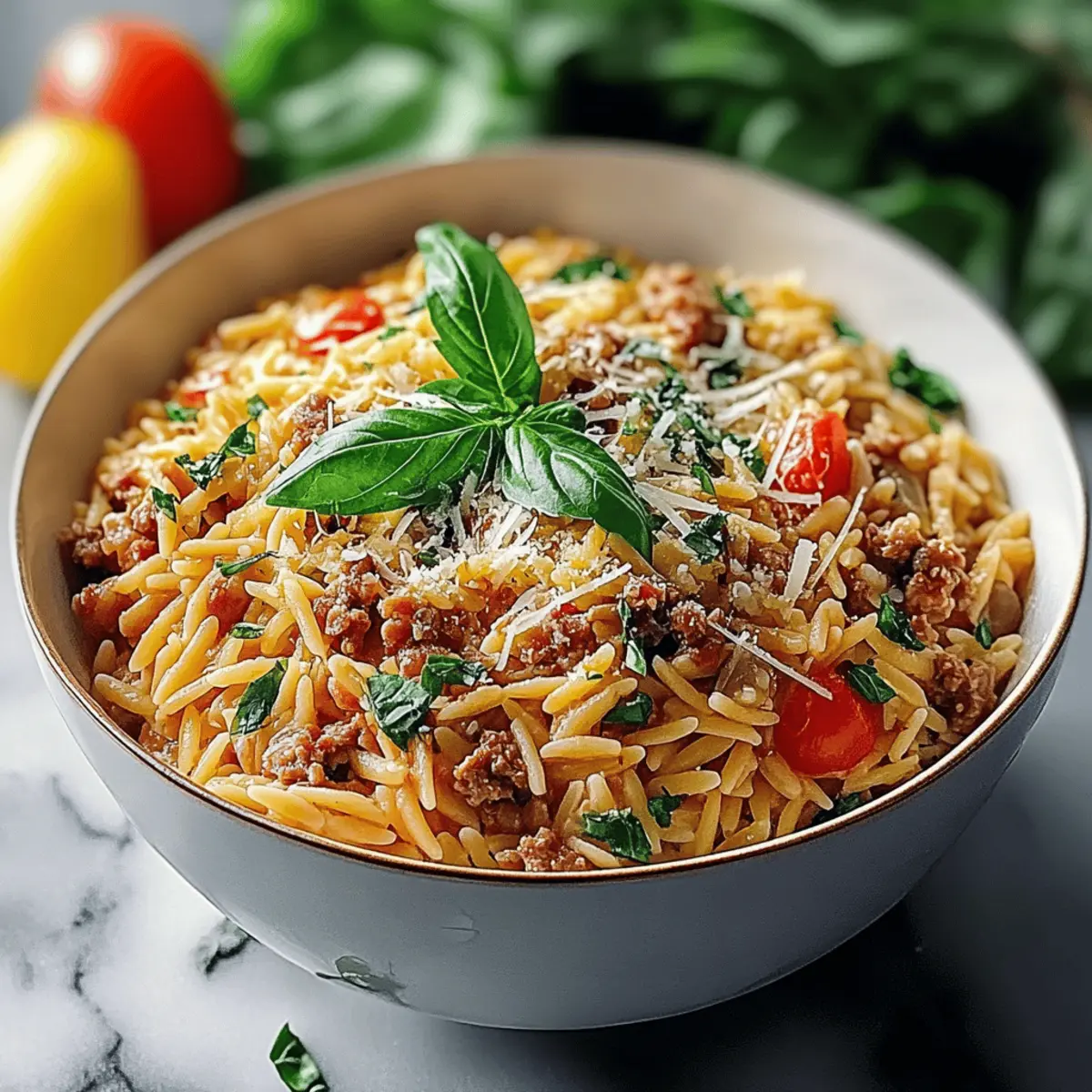 Ground Turkey Orzo