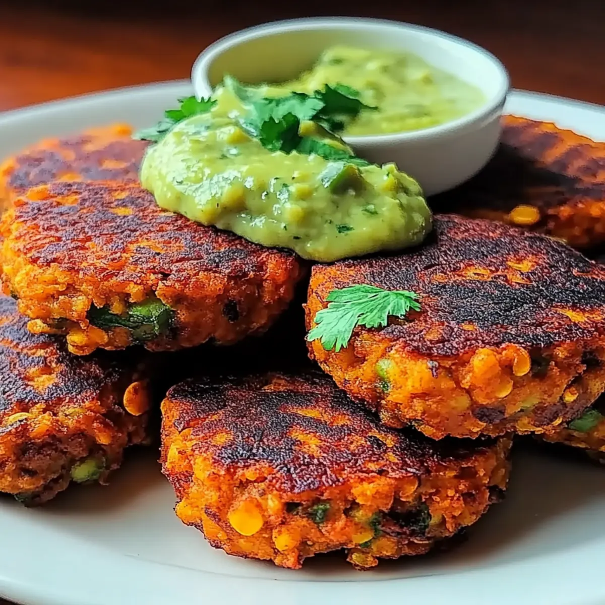 Potato Patties with Lentils