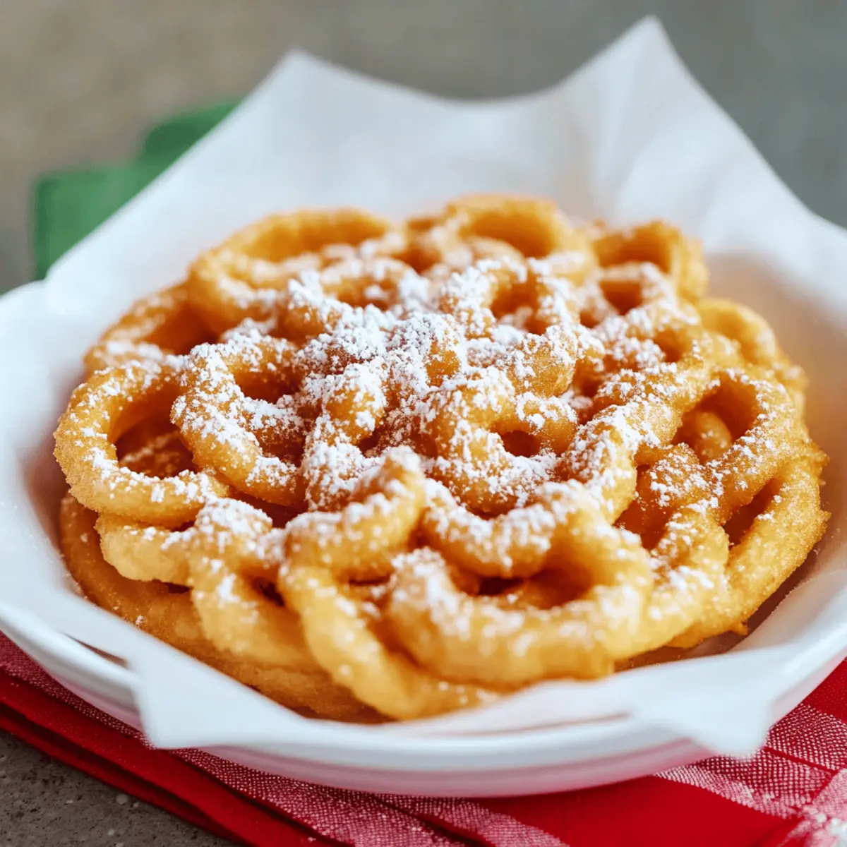 Funnel Cake with Pancake Mix