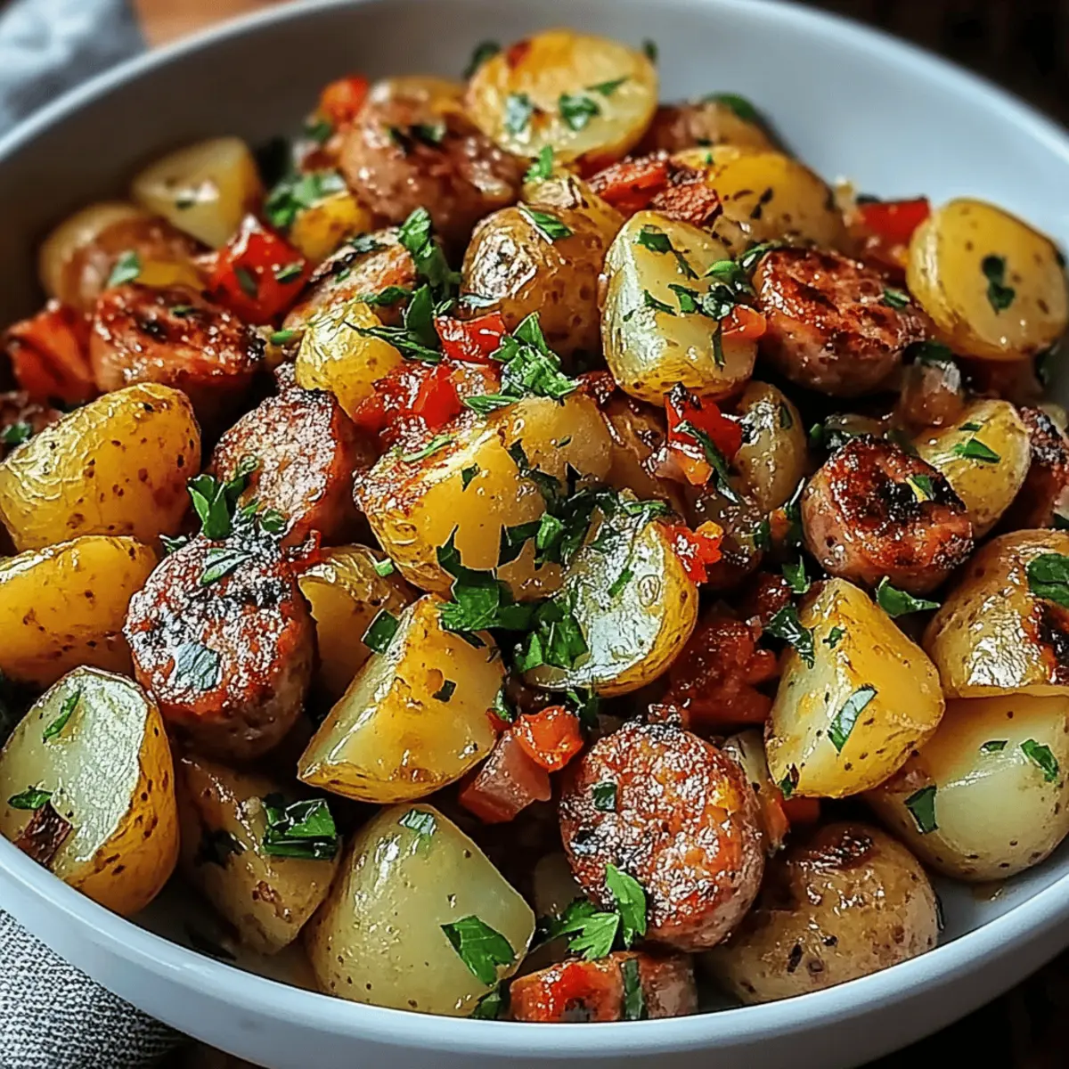 Sausage and Potatoes Skillet