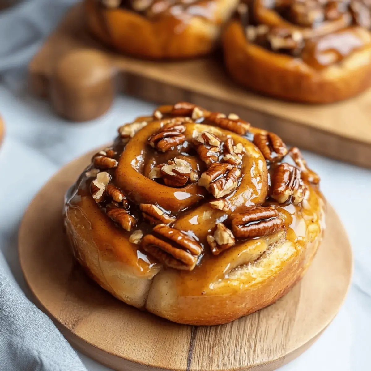 Sticky Pecan Cinnamon Buns