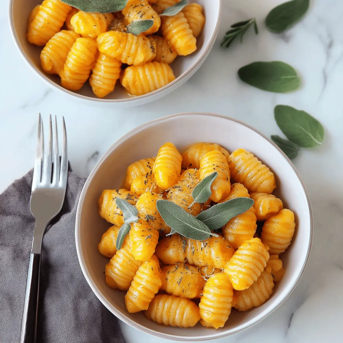 Pumpkin Gnocchi with Sage Butter