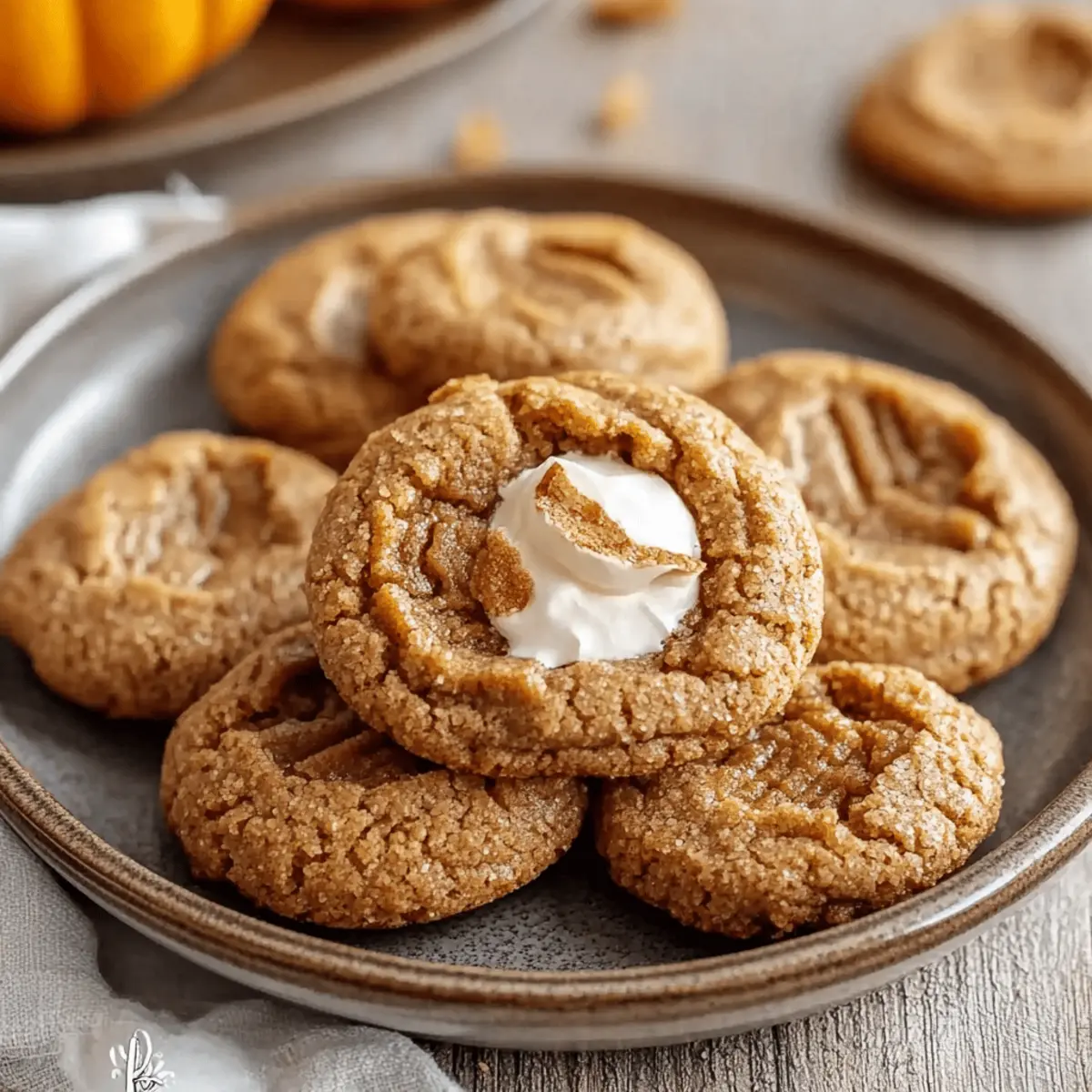 Vegan Pumpkin Pie Cookies