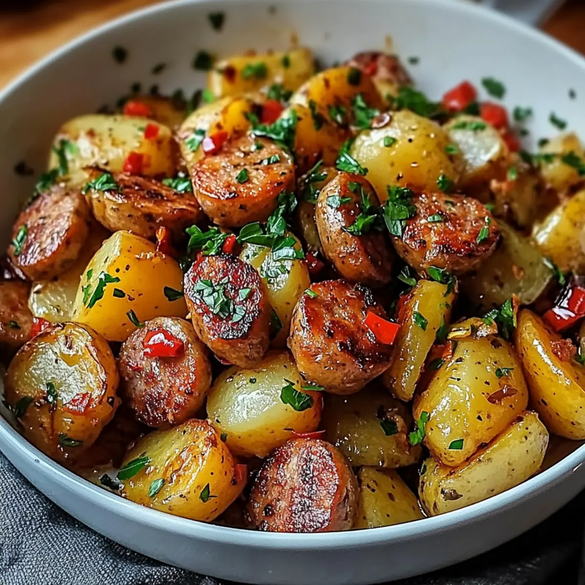 Sausage and Potatoes Skillet