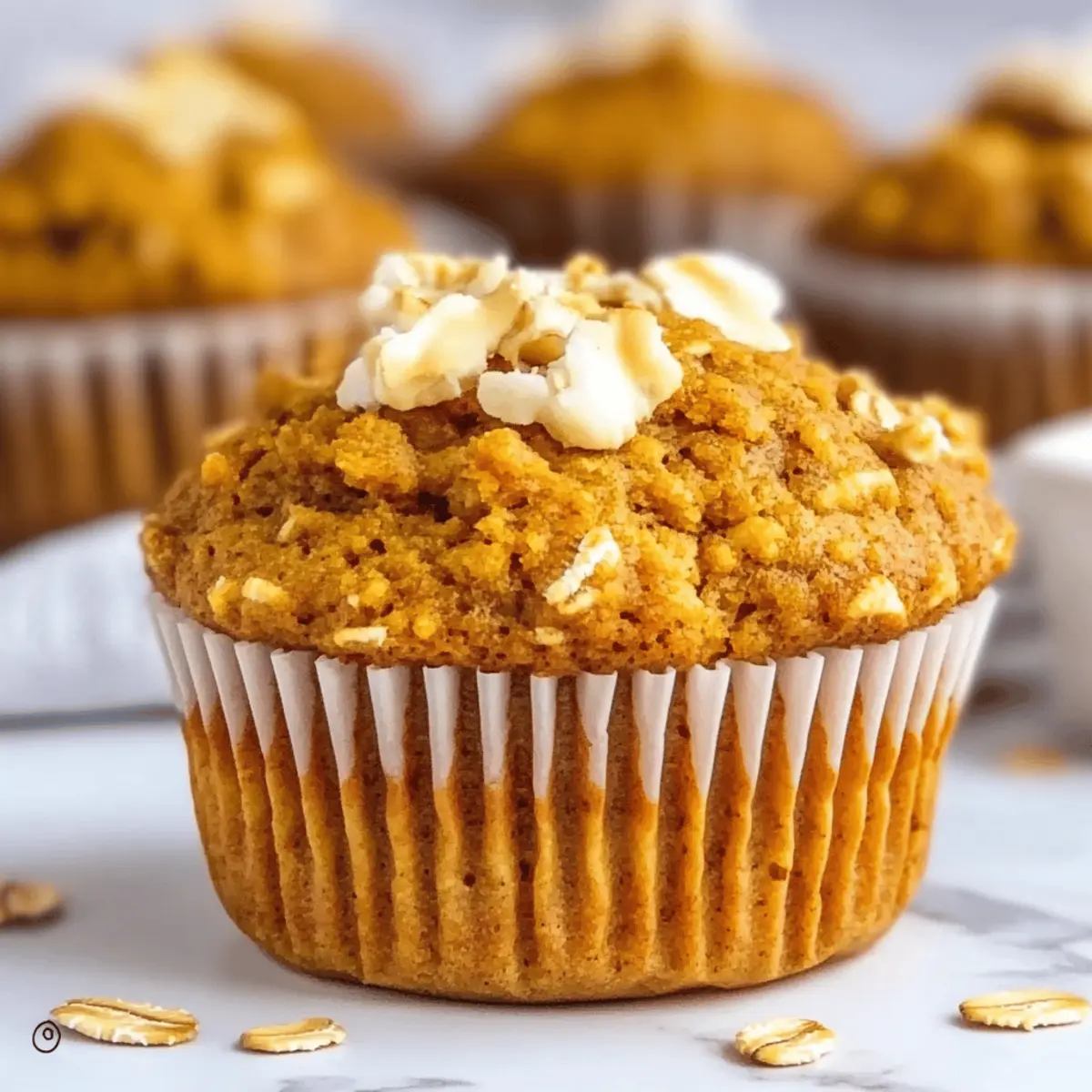 Pumpkin Oatmeal Muffins