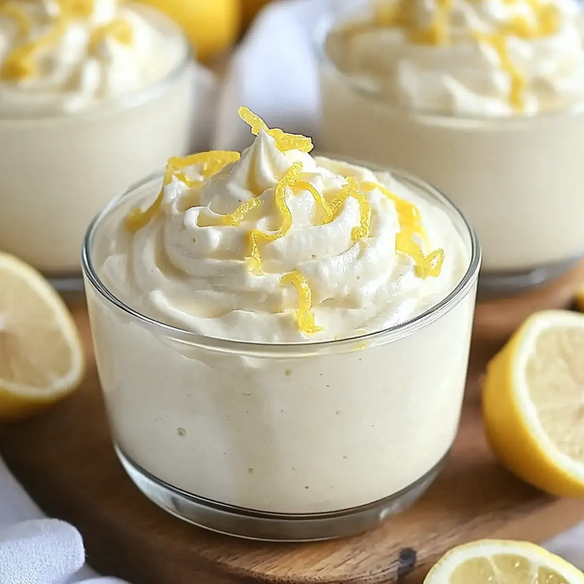 Cottage Cheese Lemon Mousse