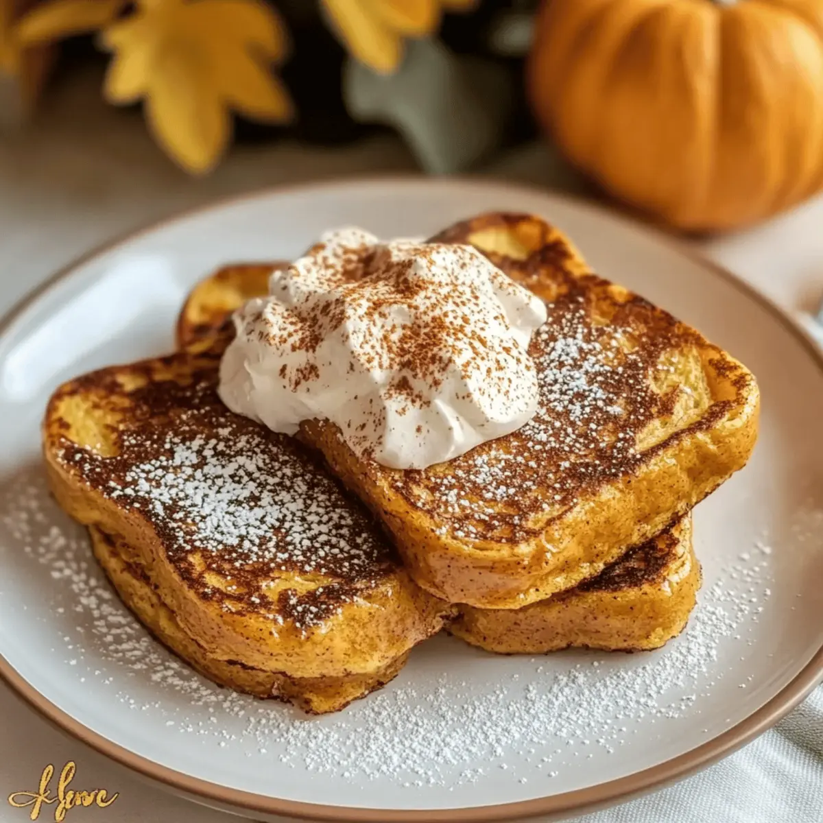 Pumpkin French Toast