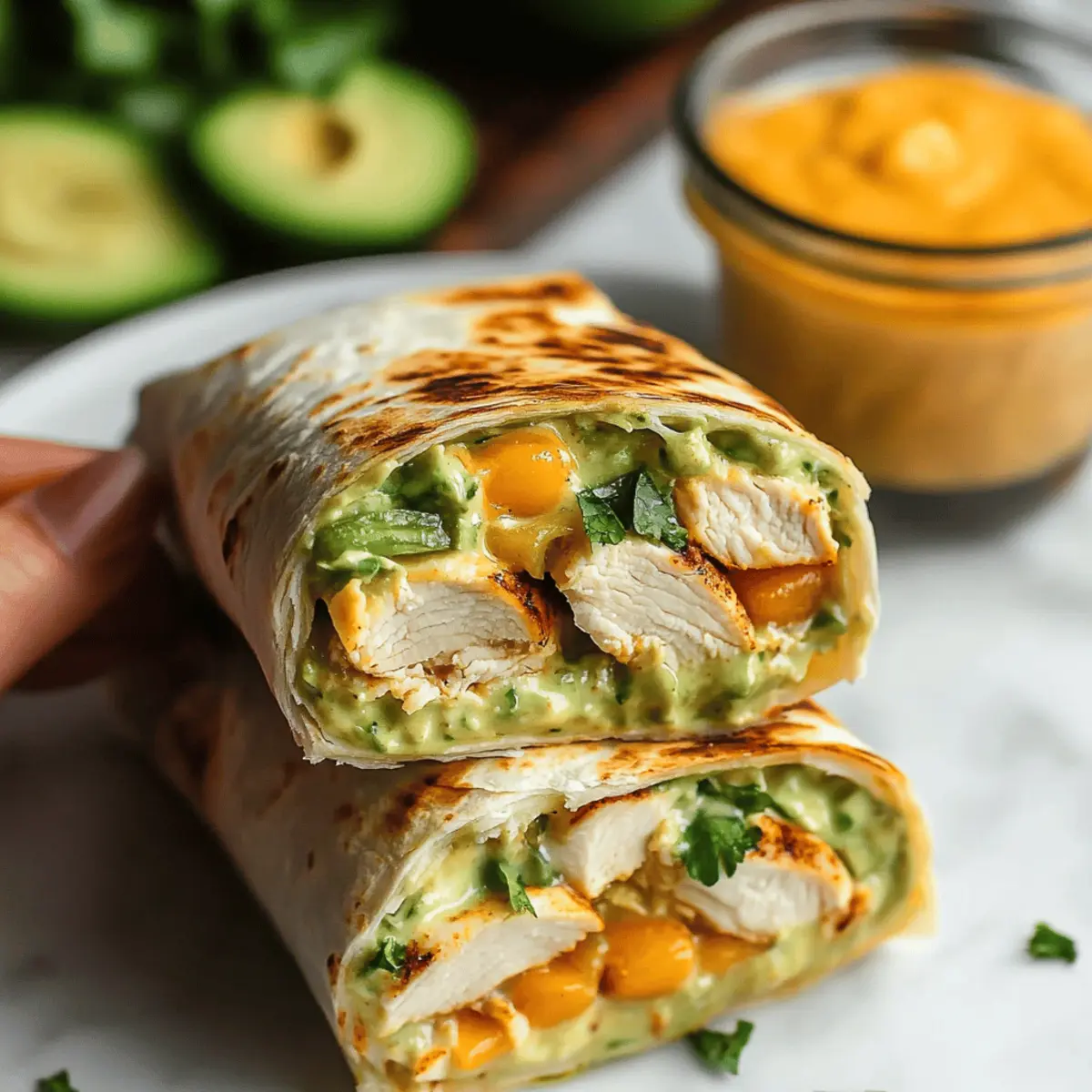 Chipotle Ranch Grilled Chicken Burritos