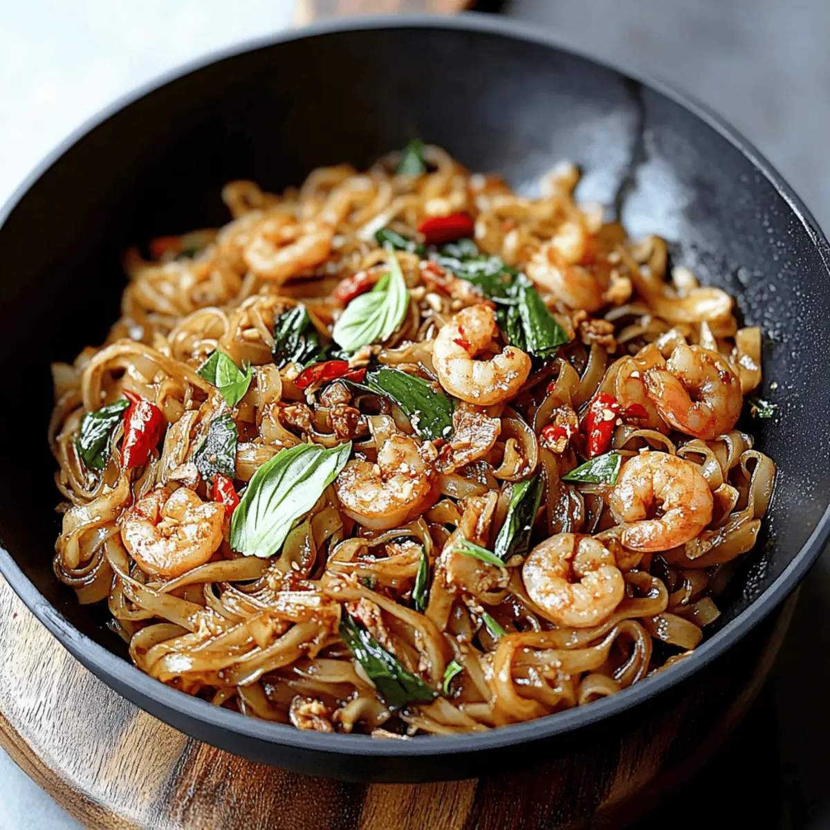 Street Style Thai Drunken Noodles