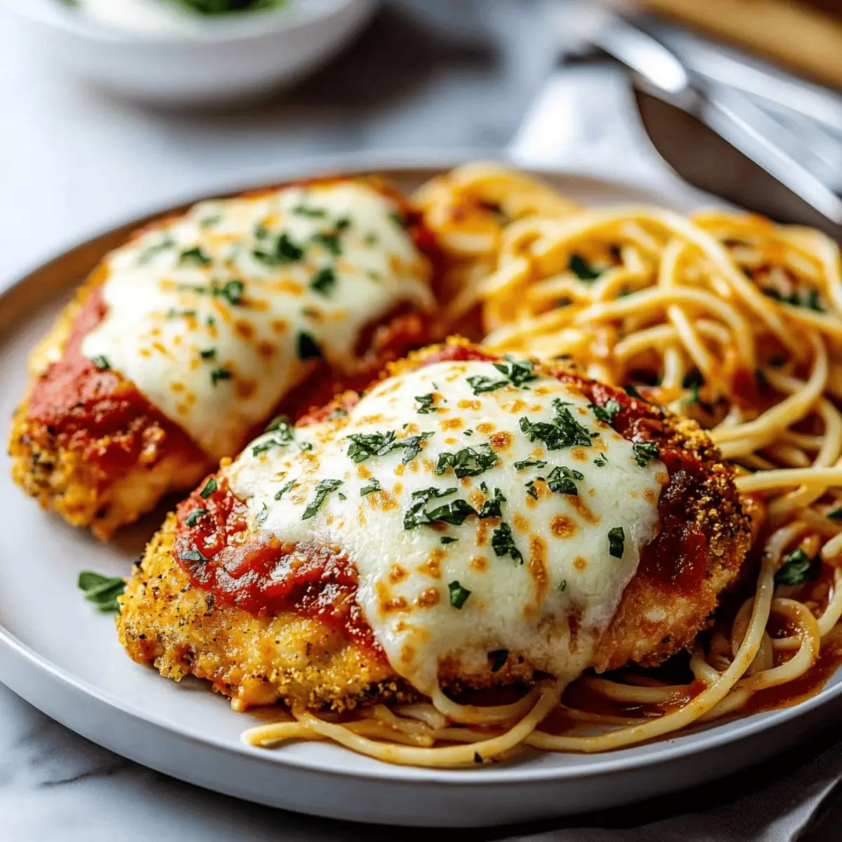 Oven Baked Chicken Parmesan