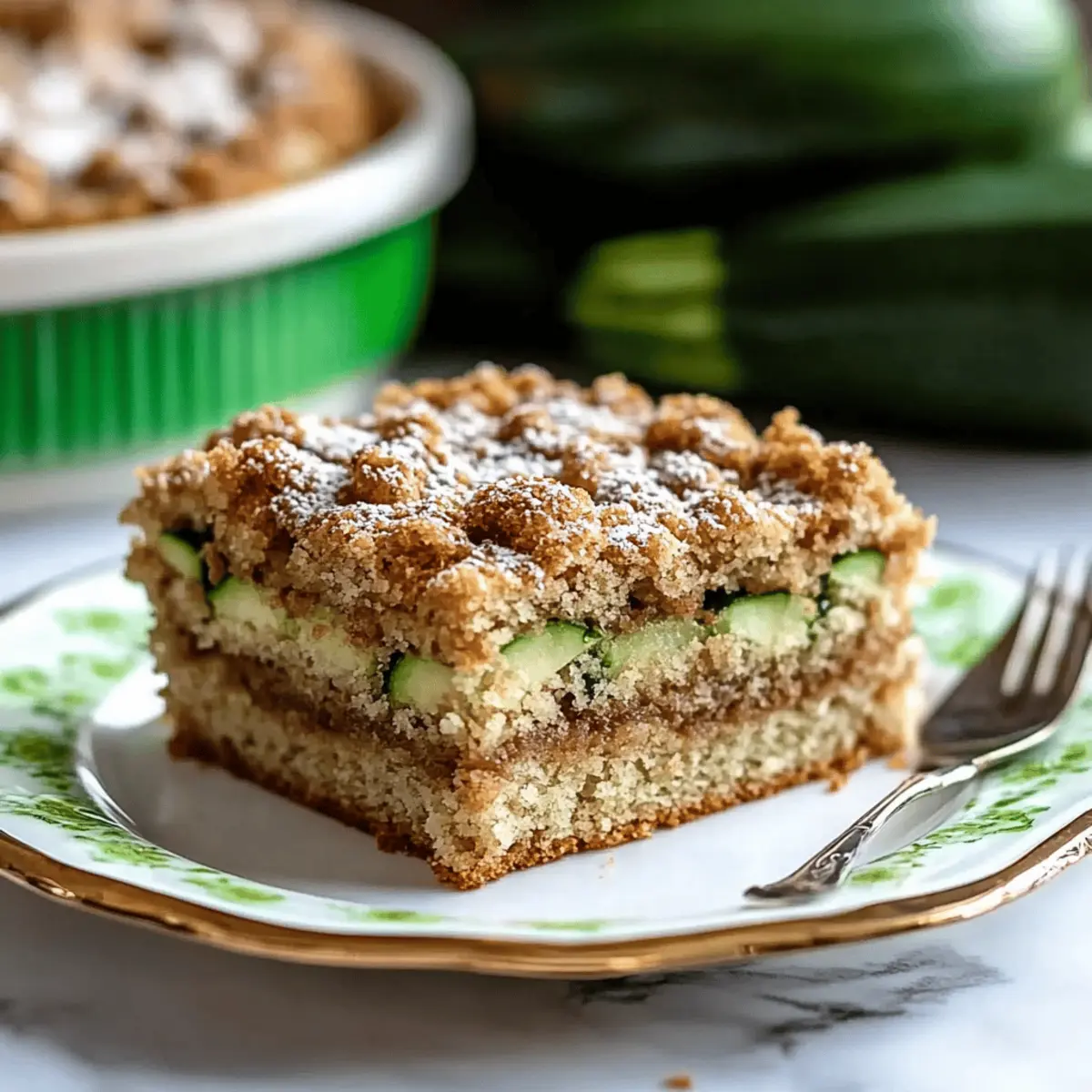 Zucchini Coffee Cake