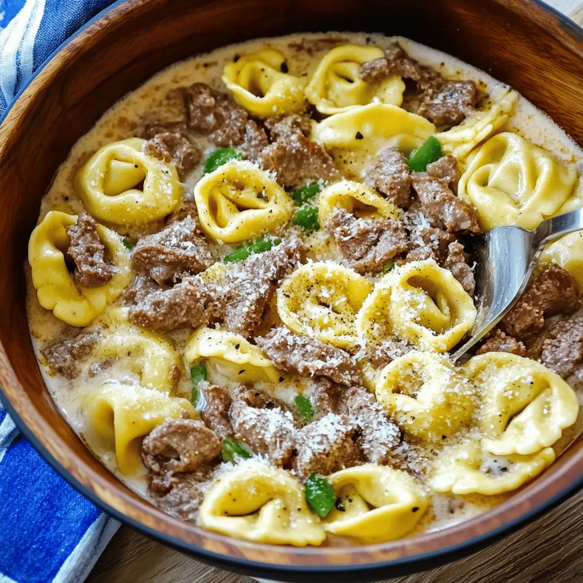 Philly Cheesesteak Tortellini