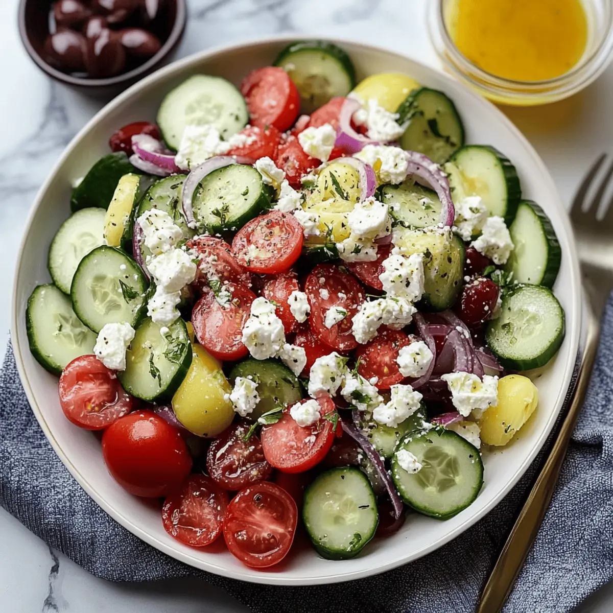 Greek Cucumber Salad