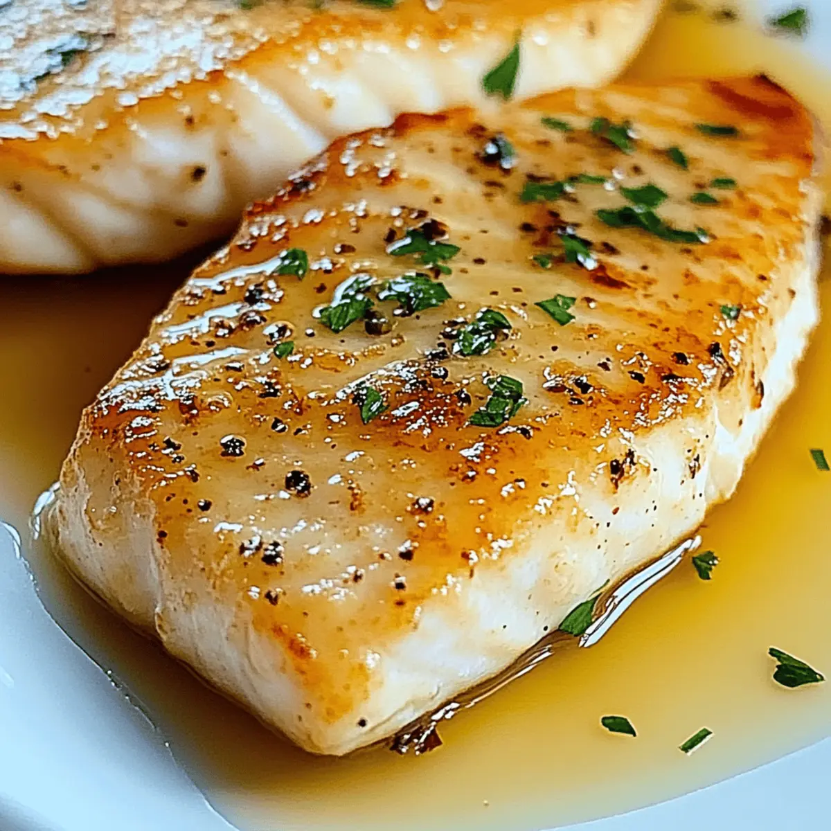 Pan-Seared Tilapia with Lemon Butter Sauce