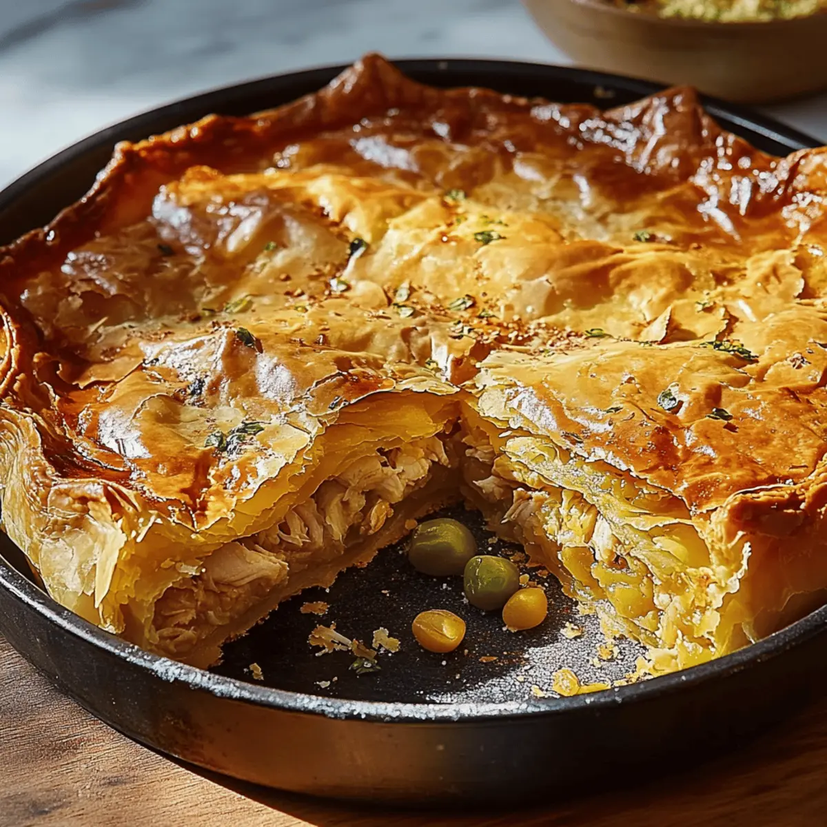 Bastila (Moroccan Chicken Pie)