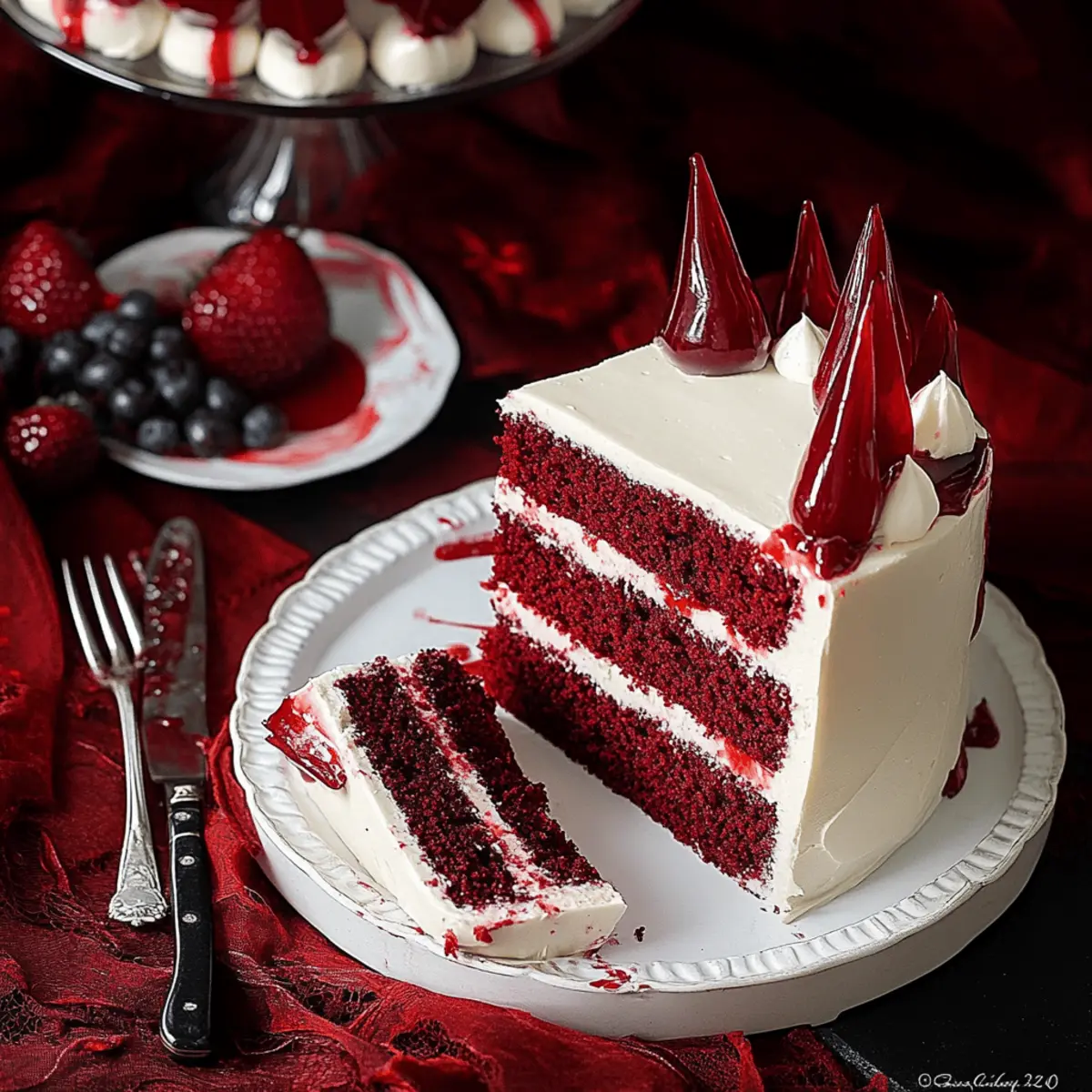 Bloody Red Velvet Cake