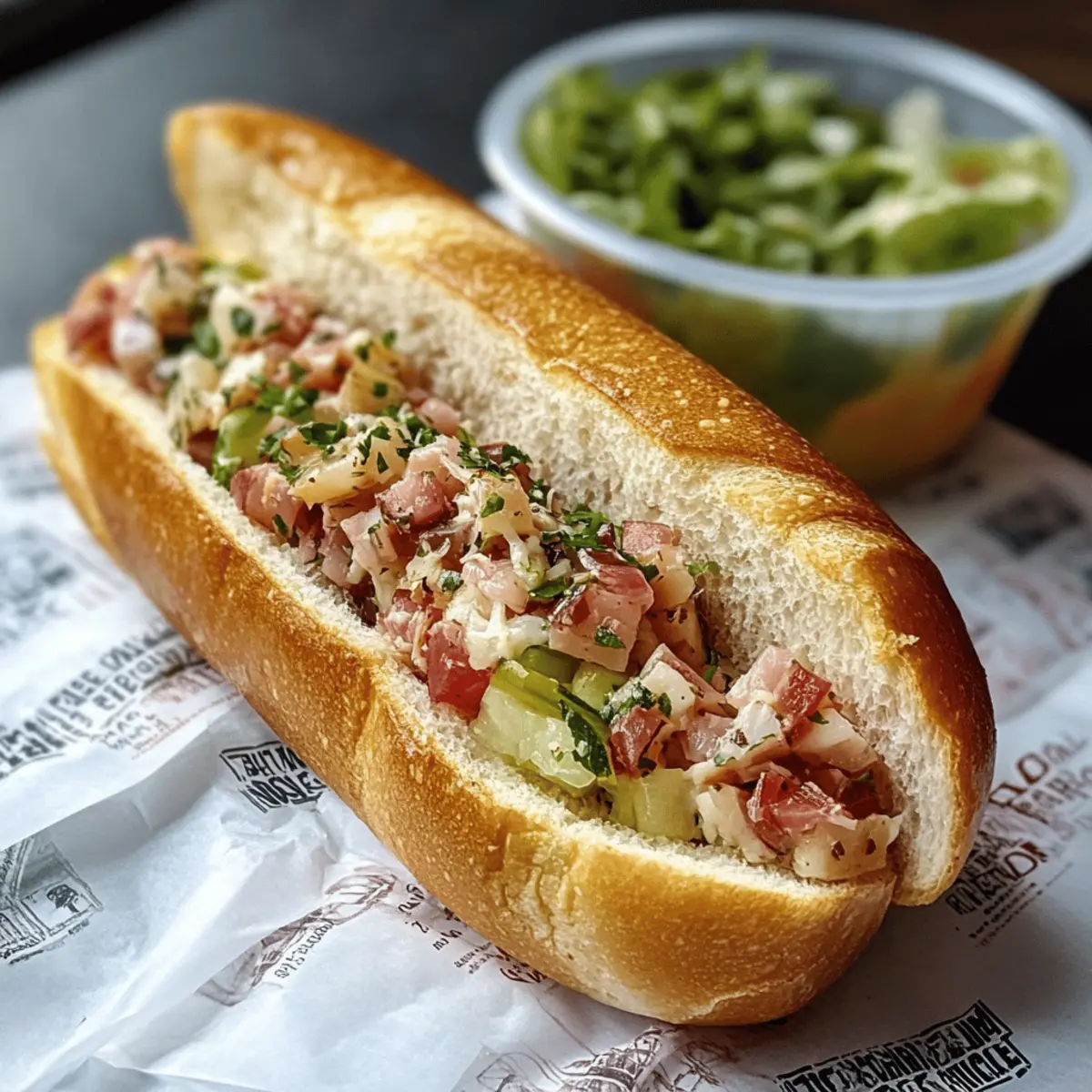 Chopped Italian Grinder Sandwich