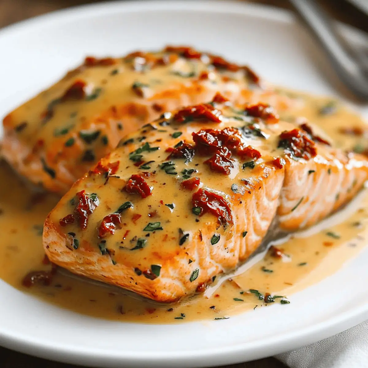 Marry Me Salmon with Sun-Dried Tomato Cream Sauce