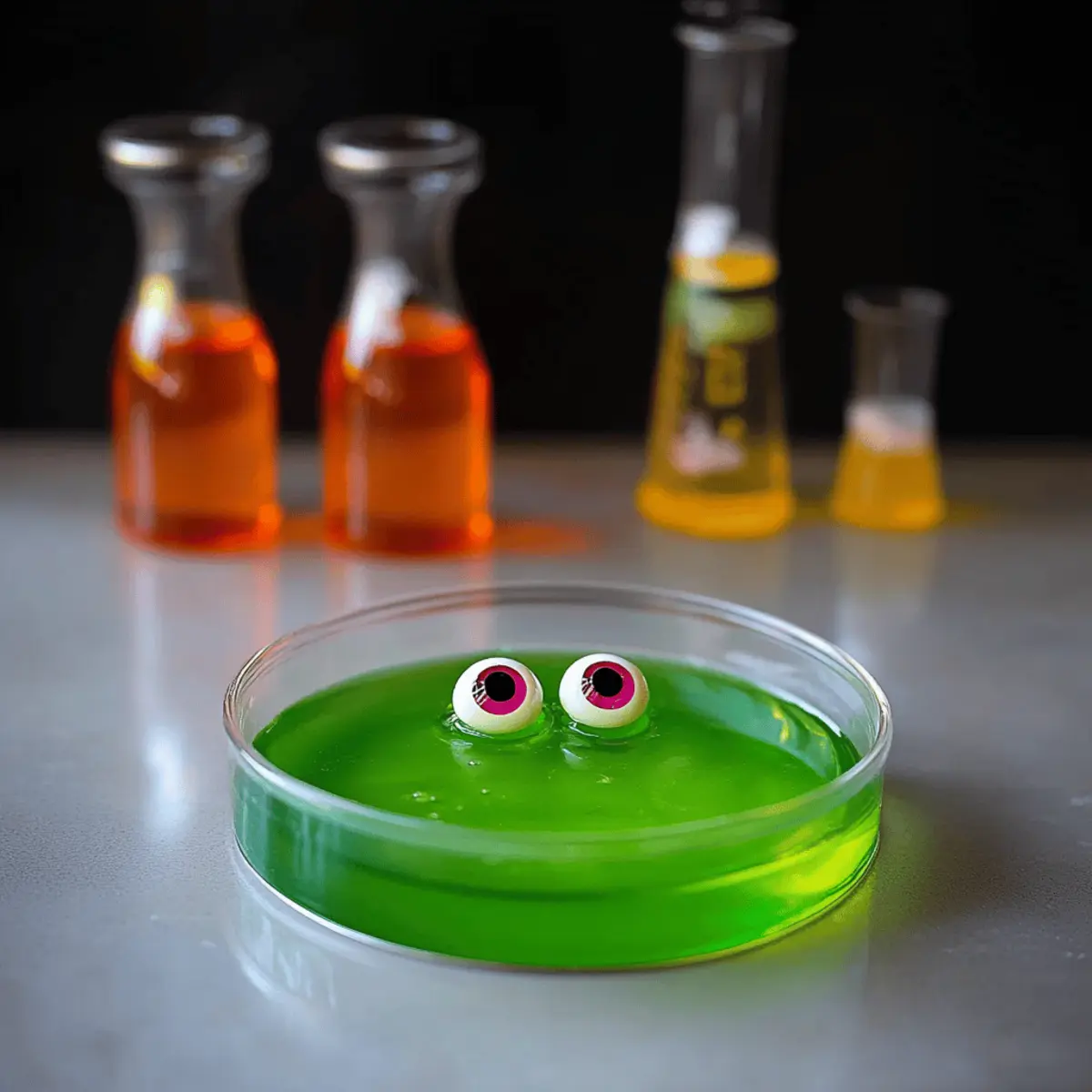 Petri Dish Jello Shots