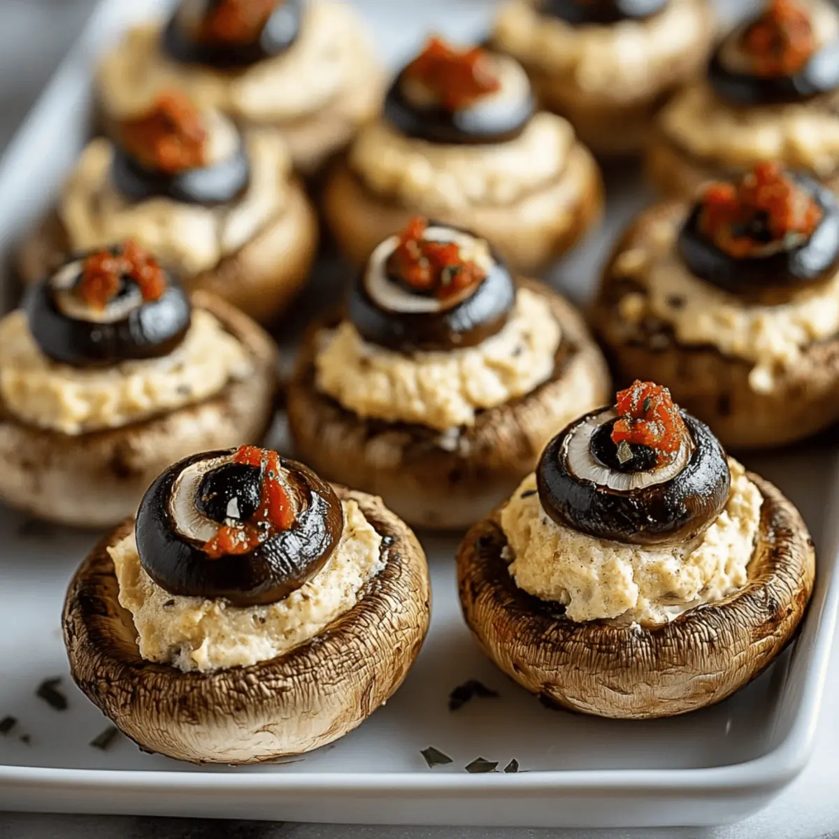 Stuffed Mushroom Eyeballs