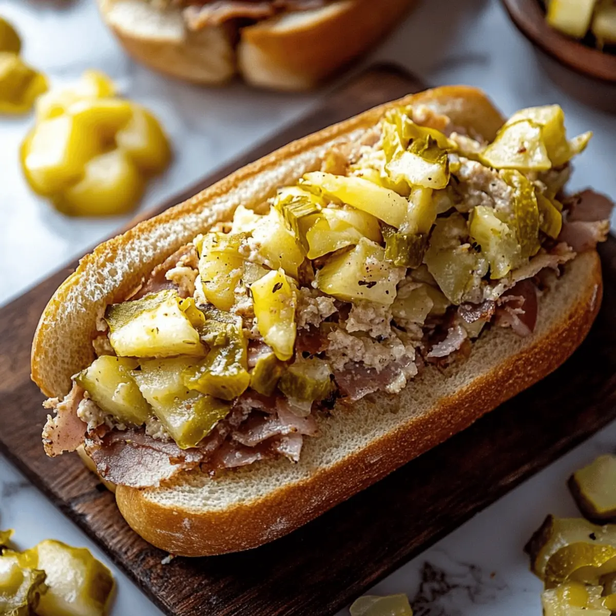 Cuban Chopped Grinder Sandwich