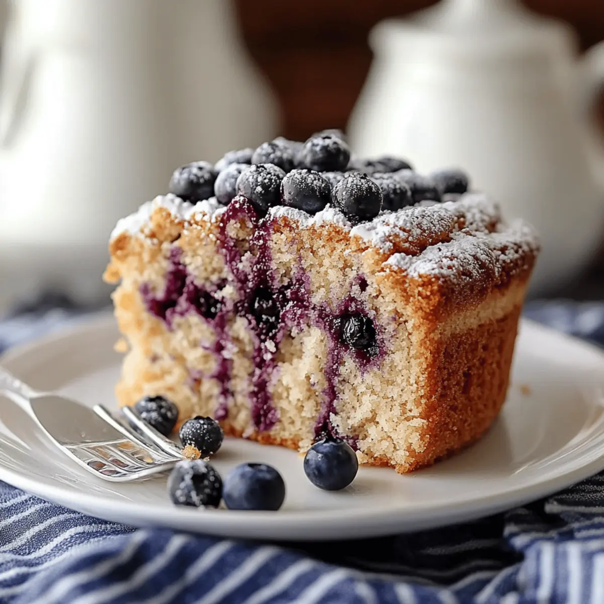 Blueberry Sour Cream Coffee Cake