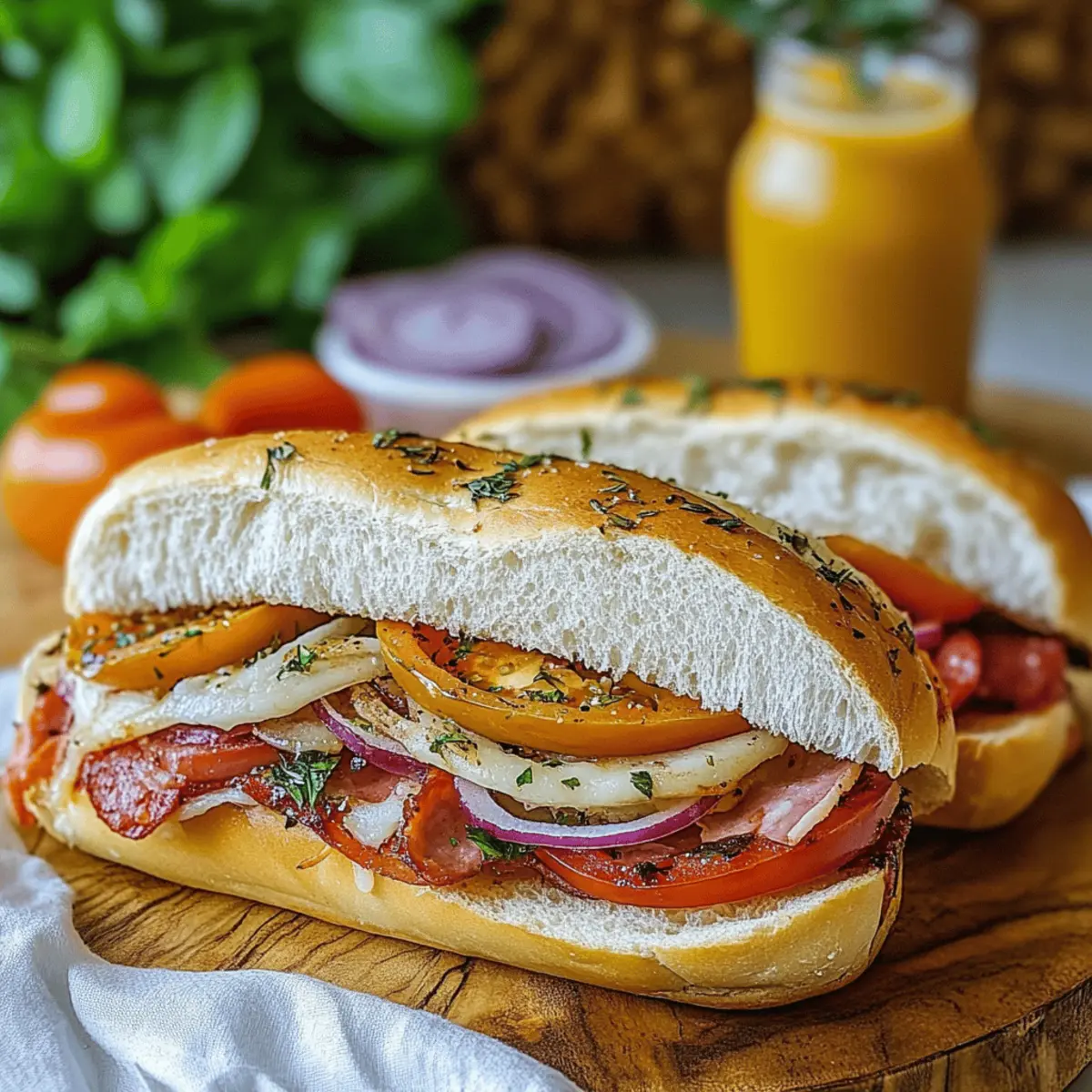 Baked Italian Subs