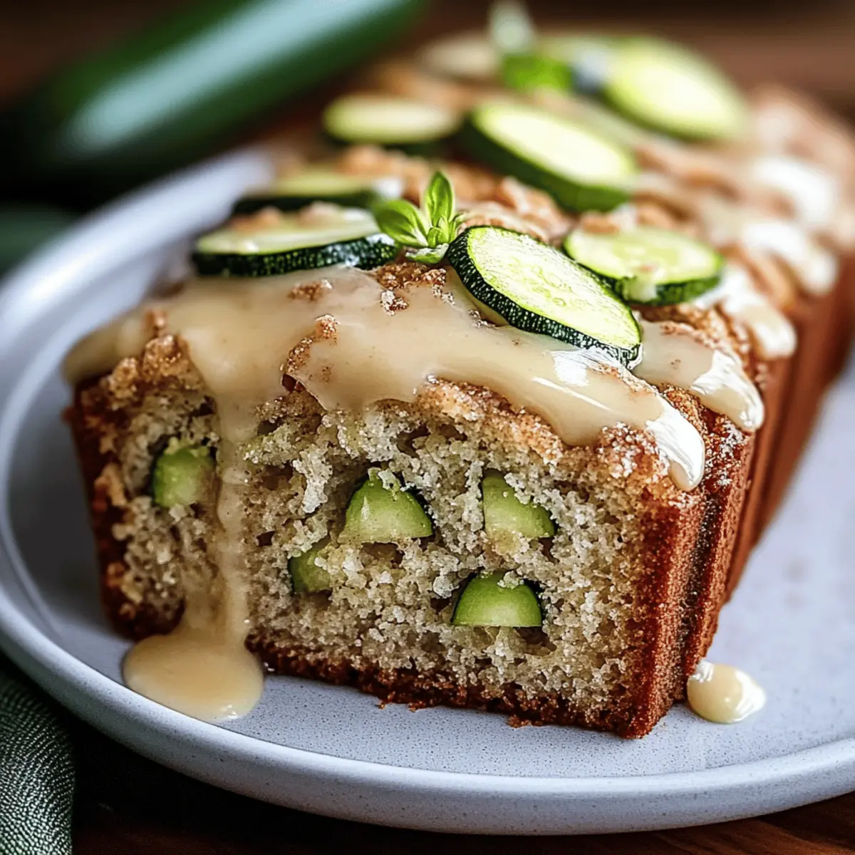 Cinnamon Roll Zucchini Bread