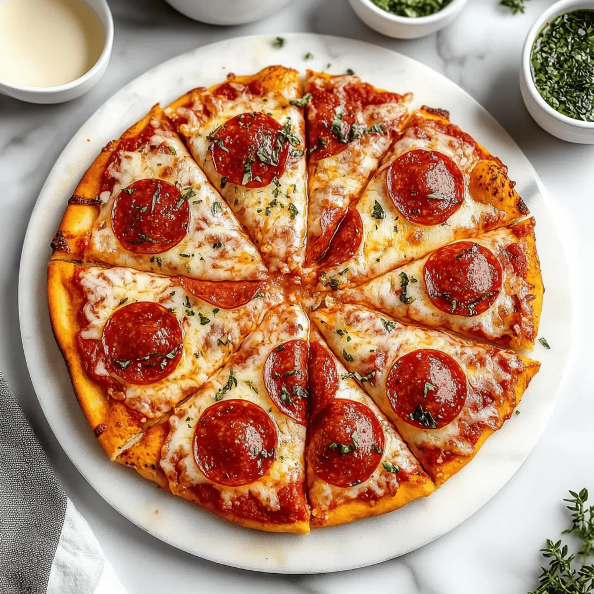 Cottage Cheese Pizza Flatbread