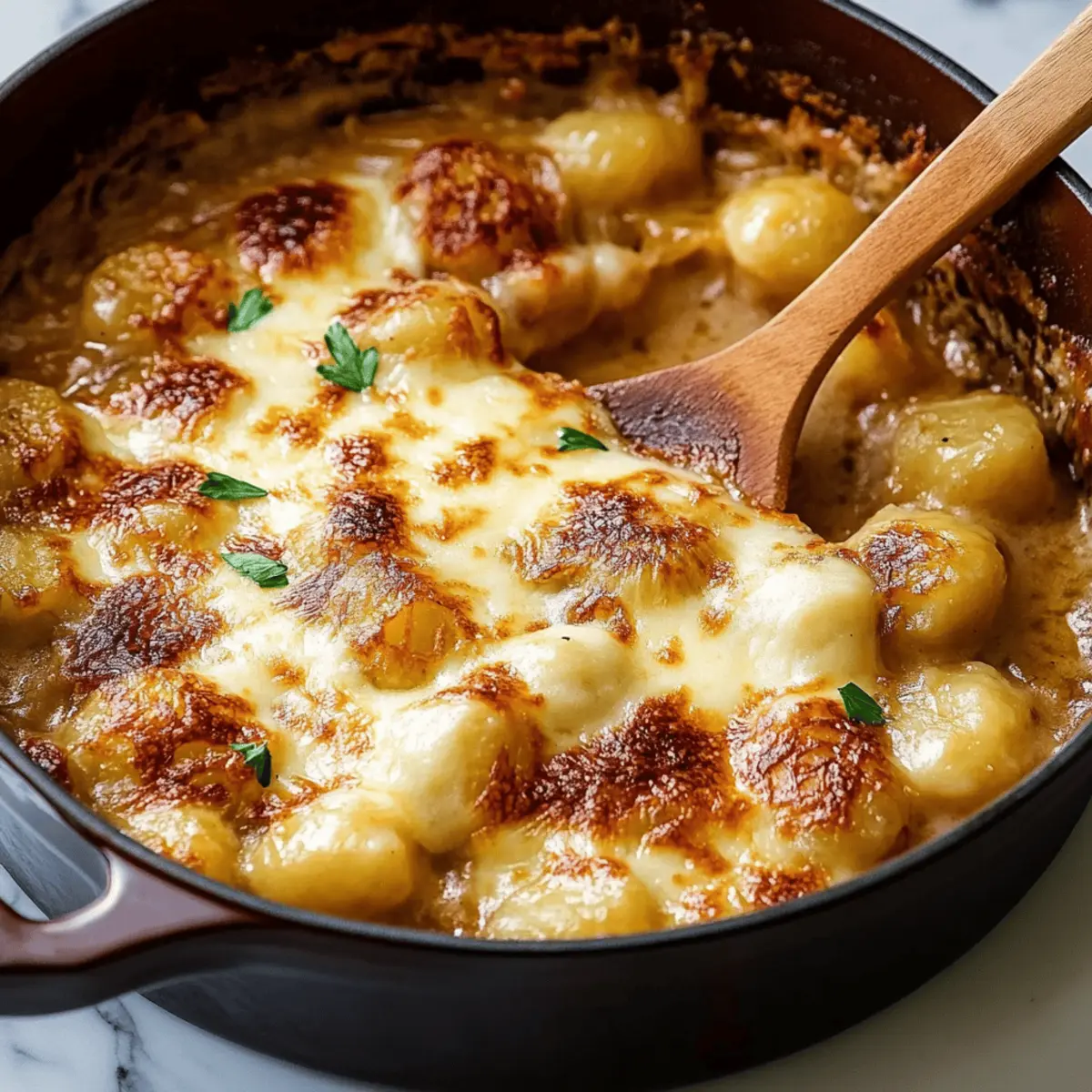 French Onion Gnocchi